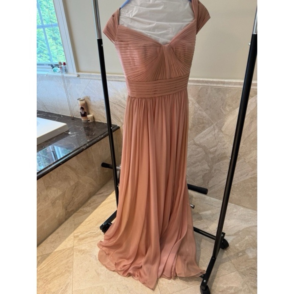 Elie Saab Pink Flutter Sleeve Gown - Picture 4 of 6